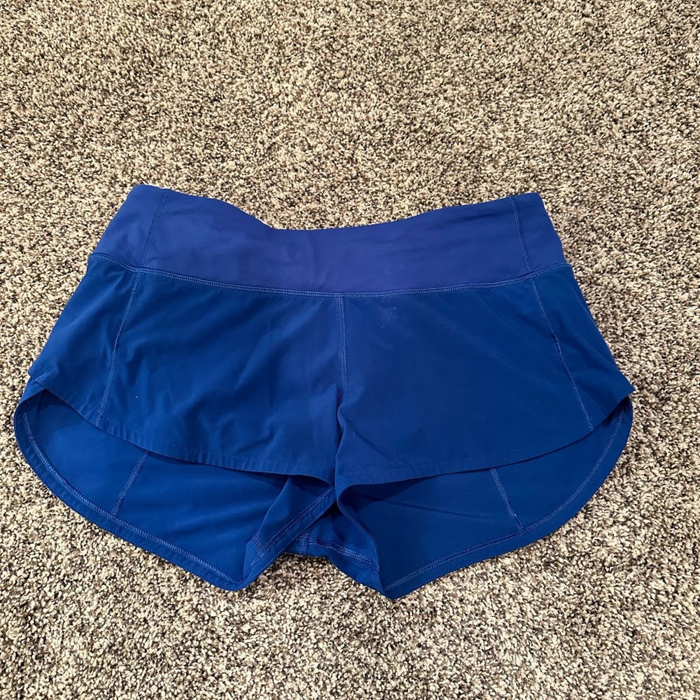 Lululemon speed up shorts/2.5 inch/size 4